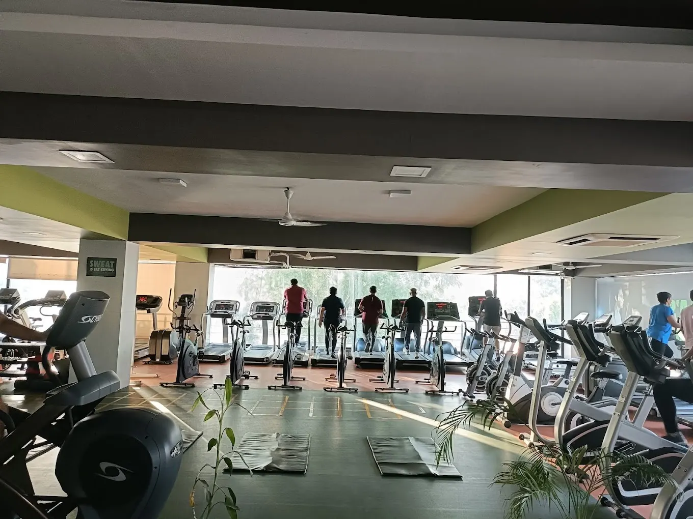 Cardio area at Vala's Fitness Complex Science City